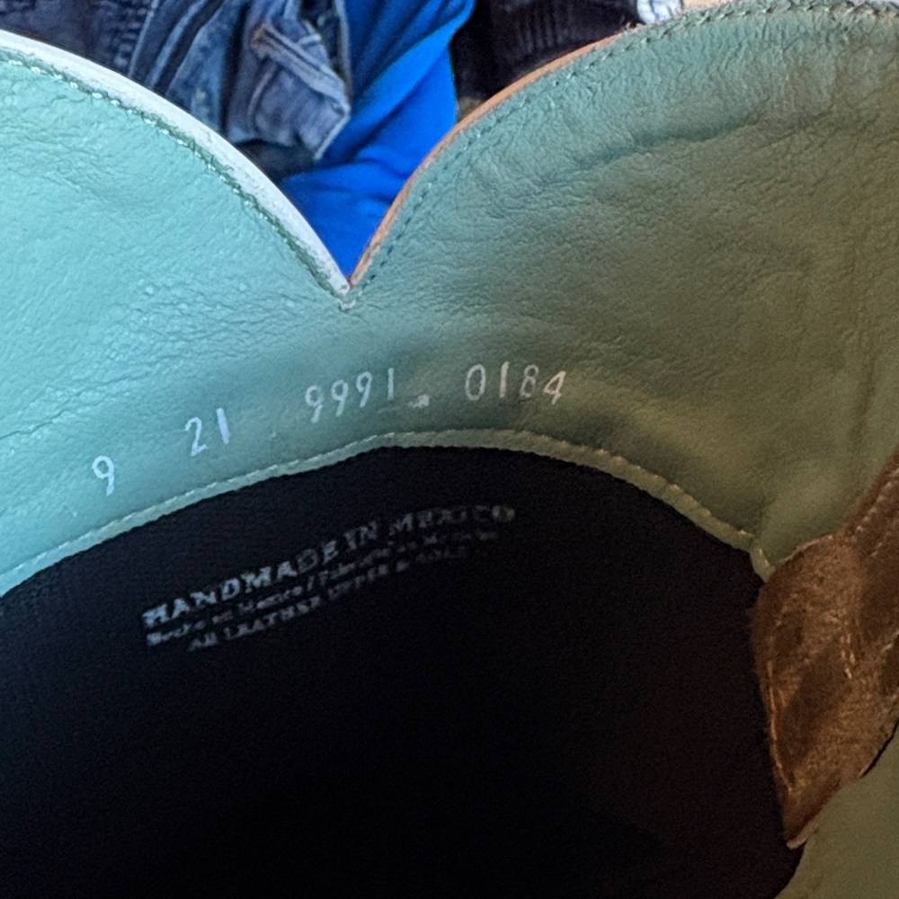 Roper Tan Embroidered Cowboy Boots - image 4